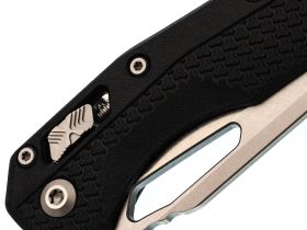 Складной нож Microtech MSI, сталь M390MK Tri-Grip Polymer, 210T-10PMBK