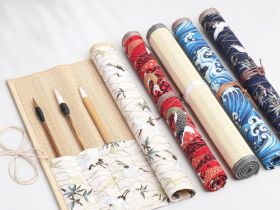 Футляр для кистей "Посконник и журавль"