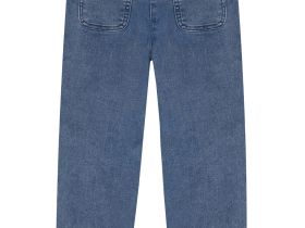 Брюки текстильные джинсовые для девочек