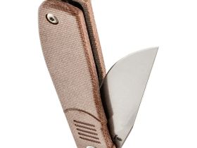 Складной нож Tenable Einar, сталь NItro-V, рукоять микарта, коричневый