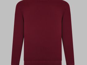 Легкий базовый джемпер полуприлегающего кроя