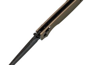 Складной нож Kizer Original 2 Tanto, сталь 14C28N, рукоять алюминий, песочный