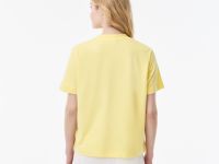 Женская хлопковая футболка Lacoste