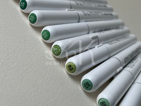 Набор маркеров акриловые Languo, 9 цветов, зеленые оттенки