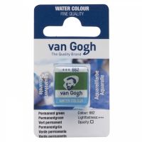 Акварель Talens "Van Gogh" в кювете Зеленый устойчивый