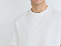 Футболка из мерсеризованного хлопка, Белый