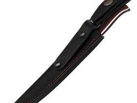 Туристический нож Kizlyar Supreme Companero, сталь AUS-10Co, рукоять G10, черно-красный