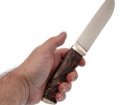 Нож Град, сталь D2, рукоять карельская береза