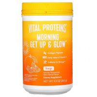 Vital Proteins, Morning Get Up & Glow, апельсин, 265 г (9,3 унции)