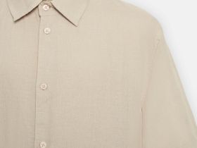 Рубашка изо льна с коротким рукавом