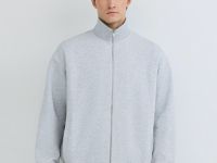 Куртка с воротником-стойкой, Серый