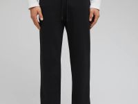 Трикотажные брюки прямого кроя