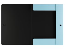 Папка на кнопке Berlingo "Instinct" А4, пластик, 600 мкм, аквамарин