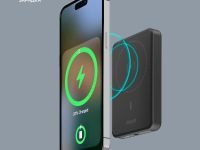 Внешний аккумулятор Deppa NRG MagSafe 10000mAh 15W/LED дисплей (33691) (серый)