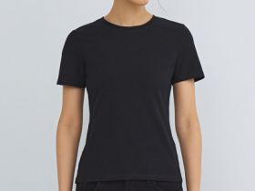 Базовая футболка из хлопка, Черный