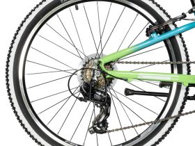 Подростковый велосипед Novatrack Katrina 24 V-Brake, год 2025, цвет Зеленый-Голубой, ростовка 10