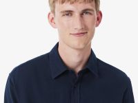 Мужская фланелевая рубашка Lacoste прямого кроя
