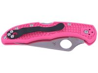 Складной нож Spyderco Delica 4 сталь S30V, рукоять Pink FRN