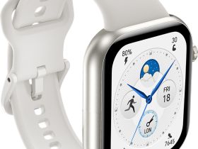 Умные часы HONOR Choice Watch 2i Серебристые с белым ремешком