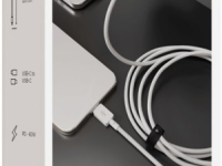 Кабель VLP Nylon Cable USB-C to USB-C 1.2m White