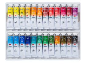 Набор акварели "Белые ночи" в тубах 24 цв 10 мл картон