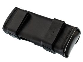 Горизонтальный чехол для складного ножа на пояс, 130 мм, 2 кнопки