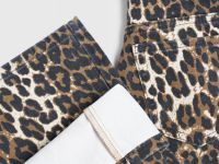 Широкие джинсы с принтом для девочек, Мультицвет