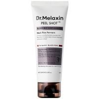 Пенка с углём для глубокого очищения кожи Dr.Melaxin Peel Shot Black Rice Whip Cleanser