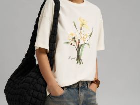 Свободная футболка из хлопкового джерси