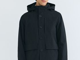 Куртка со съёмным капюшоном, Синий