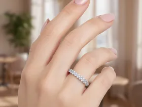 Кольцо из белого золота э4712кц01210112