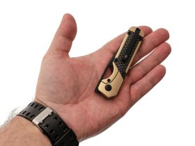 Складной нож Kizer Mini Militaw, сталь S45VN, рукоять титан/Zirconium