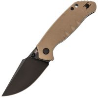 Нож Barmaley Knives Seadevil, сталь D2, рукоять G10/сталь, песочный