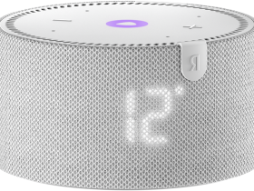 Умная колонка Яндекс.Станция Мини с часами Серый опал (YNDX-00020G)