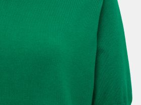 Джемпер с коротким рукавом и округлой горловиной