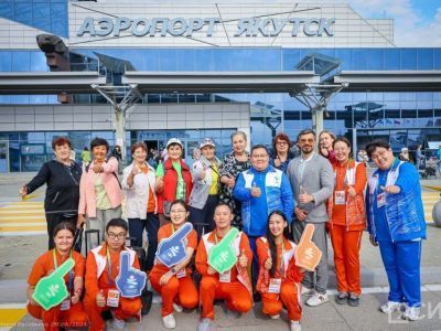 В Якутск прибыли волонтеры игр «Дети Азии» из разных городов России