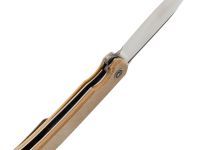 Складной нож Petrified Fish Tunny PFB05BRMS, сталь Sandvik 14C28N, рукоять микарта