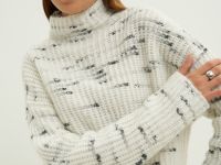 Джемпер свободного силуэта с шерстью