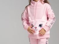 Толстовка с начесом для девочки
