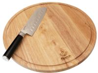 Доска деревянная разделочная круглая FISSMAN 35x35x1,5см