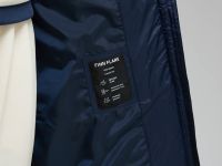 Пуховое пальто со съемным капюшоном