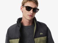 Мужская водостойкая стёганая куртка Lacoste