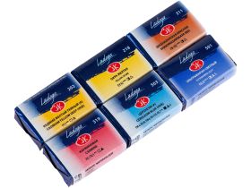 Набор акварели "Ладога" Городской этюд 6 шт х 2,5 мл, в пластиковом коррексе