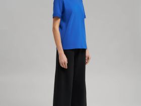 Футболка свободного кроя из джерси