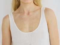 Вязаная майка с кашемиром, Белый