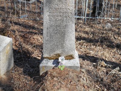 Могила первой комсомолки с. Петруши Марьяны Мелковской