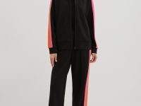 Спортивные брюки широкого кроя с контрастной отделкой