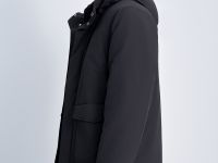 Куртка прямого силуэта с воротником-стойкой