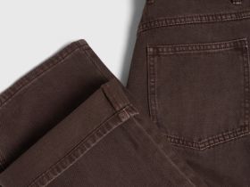 Джинсы Wide leg для мальчиков, Коричневый