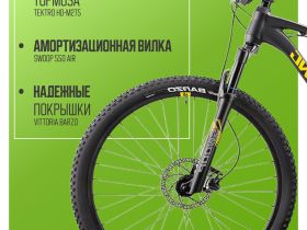 Горный велосипед Titan Racing Rogue Cruz, год 2024, цвет Черный, ростовка 15
